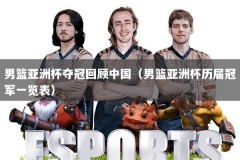 男篮亚洲杯夺冠回顾中国（男篮亚洲杯历届冠军一览表）