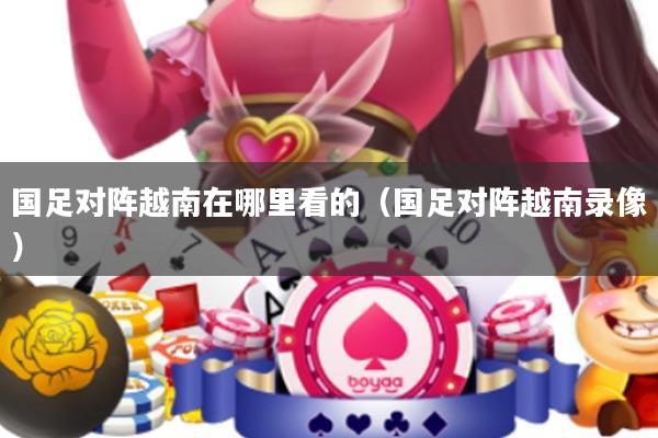 国足对阵越南在哪里看的(国足对阵越南录像)