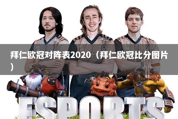 拜仁欧冠对阵表2020(拜仁欧冠比分图片)