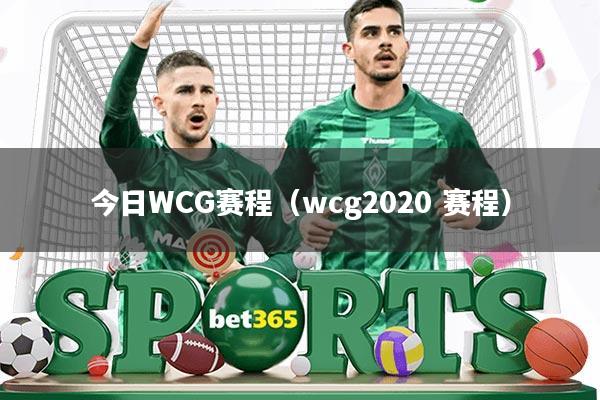 今日WCG赛程(wcg2020 赛程)